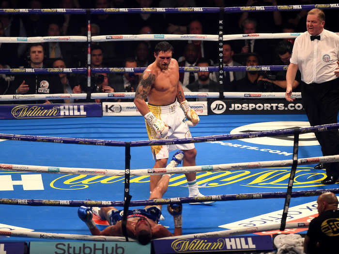 3: Oleksandr Usyk — 17 wins (13 knockouts), unbeaten.