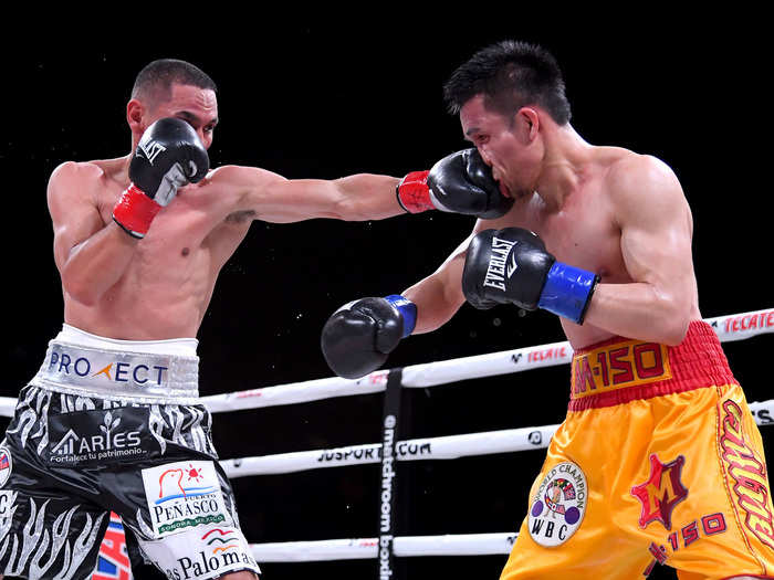 8: Juan Francisco Estrada — 40 wins (27 knockouts) against three losses.