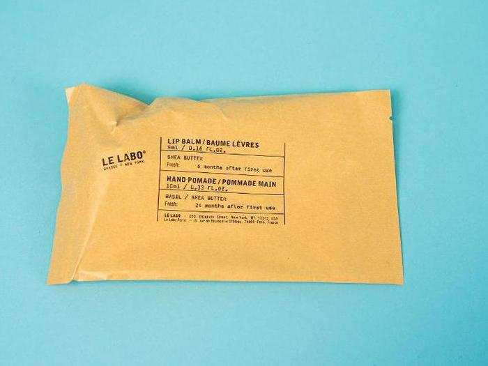 Delta has offered a variety of beauty products over the years. Right now, the amenity kits come with Le Labo lip balm and hand cream.