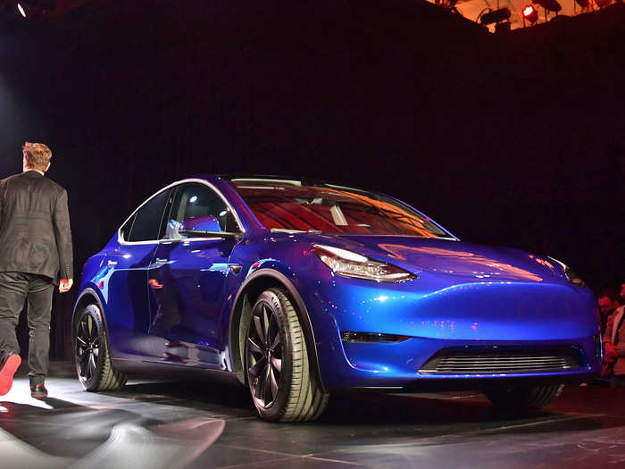 MARCH: Elon Musk reveals the Tesla Model Y. The crossover SUV was heralded as the next big thing, but many observers found the unveiling to be surprisingly subdued.