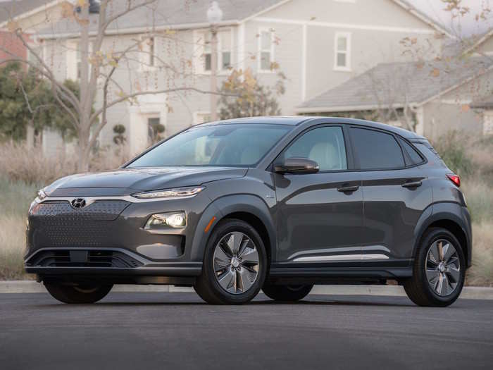 Hyundai Kona Electric. The range is 258 miles and the price is $36,000.