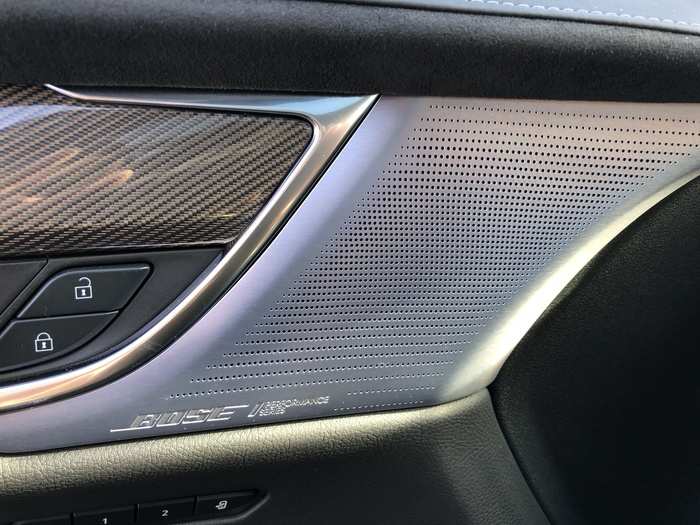 My Cadillac XT6 tester was equipped with a magnificent Bose Series 14 premium audio system.