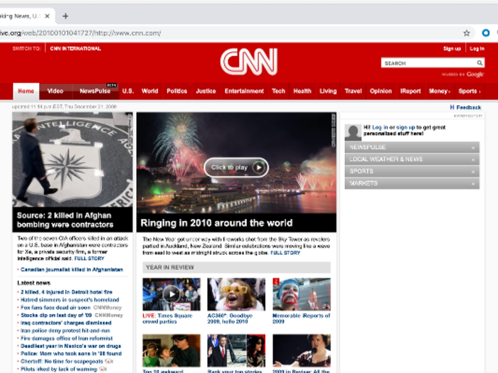 Back in 2010, CNN still used its inside voice to give us straight news headlines and videos that weren