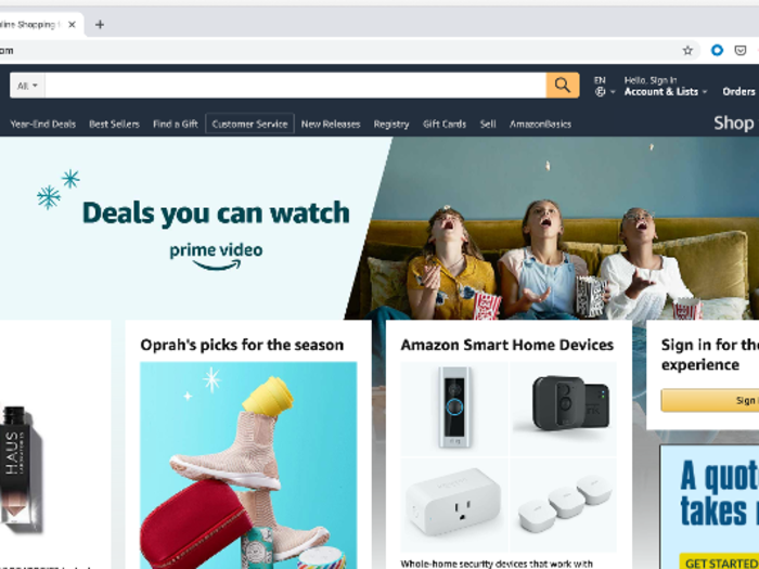 Now, Amazon doesn