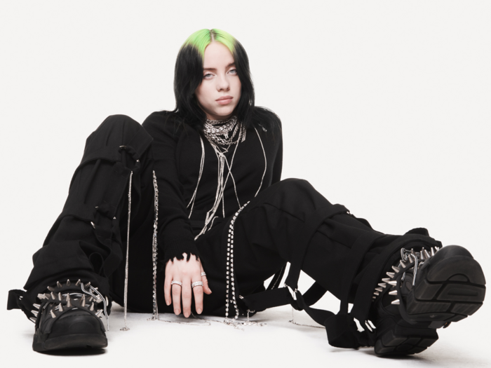 9. Billie Eilish: the teen musician became a pop sensation this year, releasing her debut studio album, 