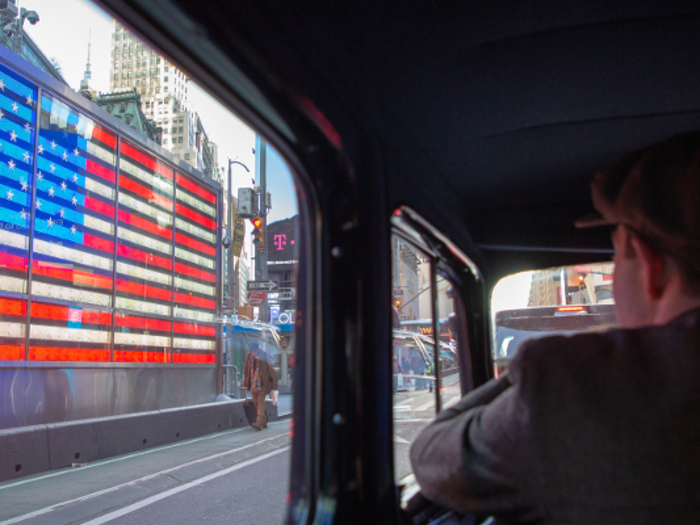 I knew we started getting closer to Times Square when Josh began rattling off more Times Square facts, explaining the history of the area and its brothel-laden past that was put to an end when former Mayor Rudy Giuliani and the NYPD cracked down.