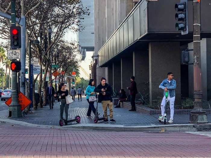 Riding them on sidewalks is a hazard to pedestrians, not to mention a major annoyance and illegal. However, many riders choose to break the law and stick to the sidewalks anyway, because the alternative is much scarier.