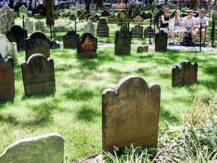 Instead, Trinity Church boasts an outdoor burial ground.