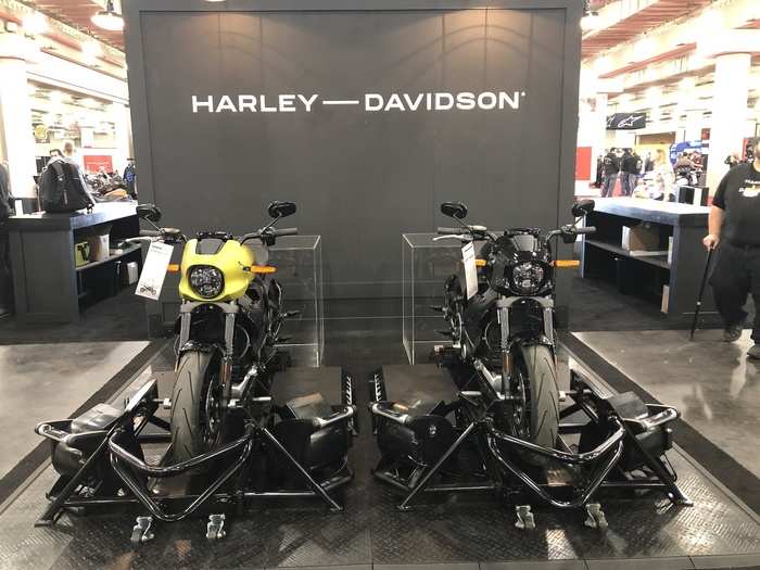 LiveWire was the star of the New York Motorcycle Show in December, and the centerpiece of the Harley booth.