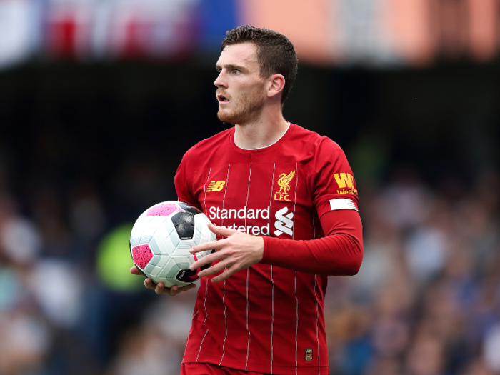 13: Andrew Robertson — Liverpool FC/Scotland