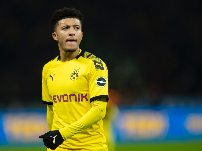 14: Jadon Sancho — Borussia Dortmund/England