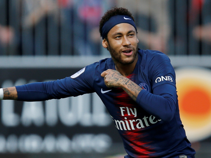 34: Neymar — Paris Saint Germain/Brazil