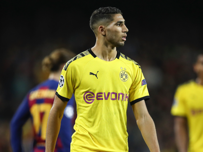 37: Achraf Hakimi — Borussia Dortmund/Morocco