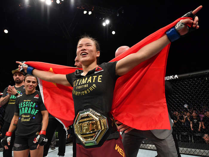 12: Zhang Weili — UFC women