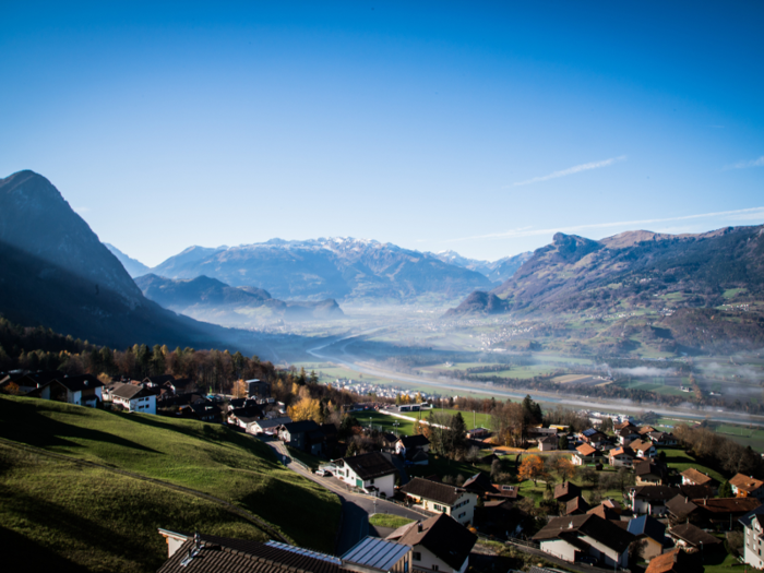 3. Liechtenstein is the only country in the world with 100% of its territory in the Alpine region.