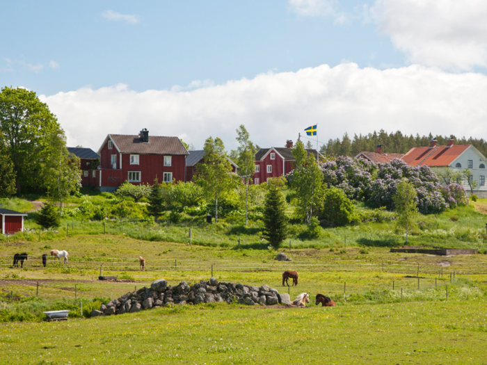 Kamprad grew up on a farm in southern Sweden.