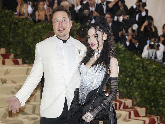 Elon Musk and the pop artist Grimes (Claire Boucher) attended the 2018 Met Gala together, and confirmed that they were dating. Musk reportedly reached out the singer after discovering she had already made the same joke about an AI theory on Twitter.