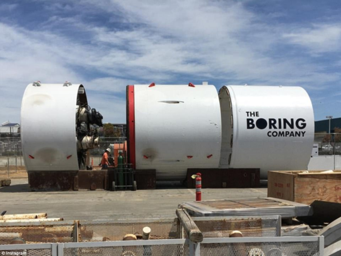 In 2016, Musk also started The Boring Company, an infrastructure and tunneling company, which he says "started out as a joke."