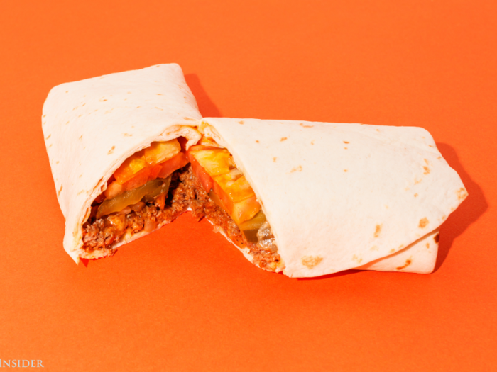 Another bold move by Burger King was the release of the Whopperito in 2016. According to Business Insider reviewers, it exceeded expectations.