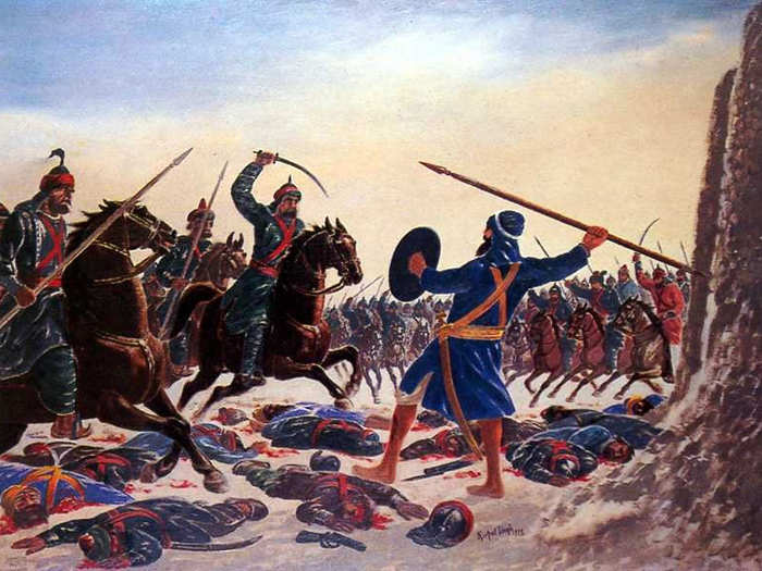 Guru Gobind Singh was lauded during his time for being one of the few known leaders to provide first aid to the wounded on the battlefield irrespective for their affiliation. This is similar to the role the Red Cross plays in modern warfare.