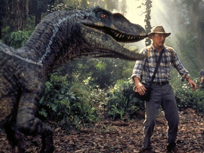 In the third "Jurassic Park" film, paleontologist Alan Grant figures out the sound a velociraptor makes by using a 3D-printed resonance chamber from a fossilized velociraptor.