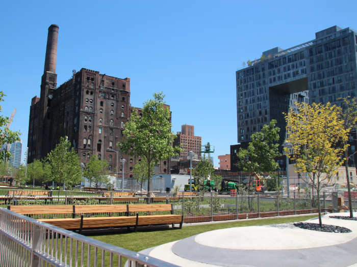 Today, the 11-acre area is in the midst of a massive redevelopment project. The area has been transformed by a pristine new park and luxury condos.