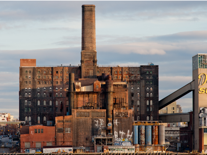And in northern Brooklyn, areas like the Williamsburg waterfront have been rapidly changing. Earlier in the decade, the site of the Domino Sugar Factory sat abandoned and decrepit.
