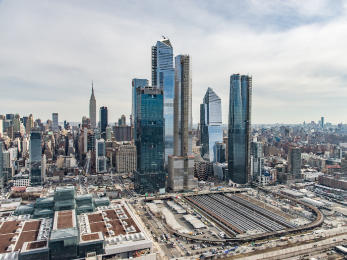 Today, the area is dominated by Hudson Yards, the city