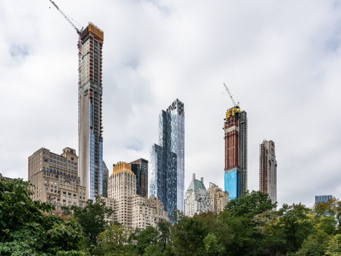 Now, those buildings are dwarfed by the new towers, which include the world