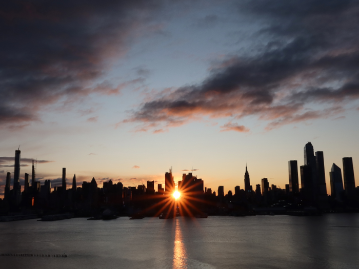 Today, the iconic Empire State Building still stands out, but numerous other skyscrapers have risen above it all along the island, altering the entire skyline.