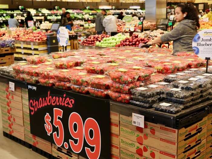 The produce section was large and we found a nice array of organic options. The prices were pretty standard, overall.