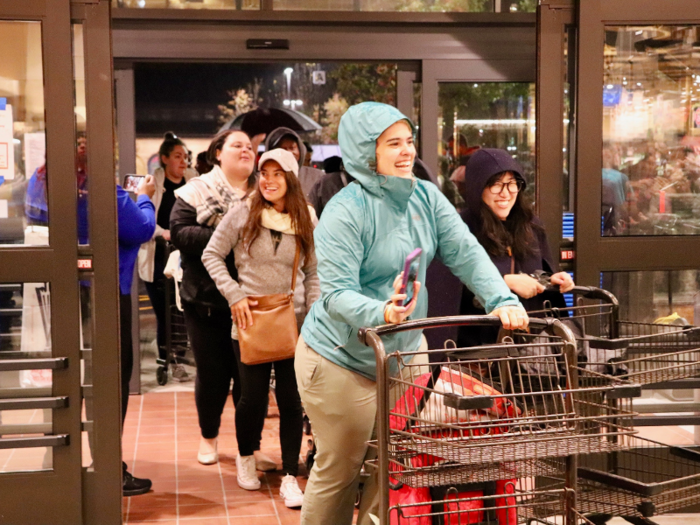 For a lot of shoppers, Wegmans is a destination. We met some people on opening day in October who said they often traveled over an hour to a Wegmans with a cooler to bring back groceries.