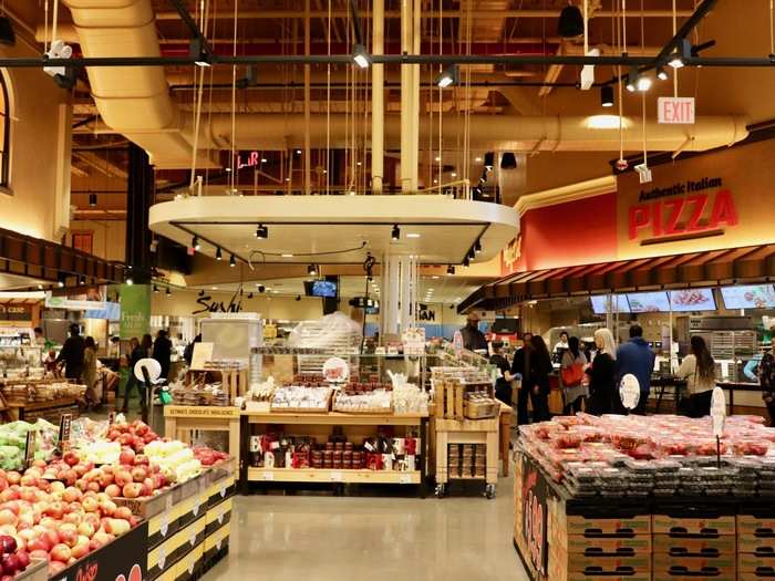 We loved the way the warm lighting and wood displays in the store made for a cozy environment away from the bustling city outside.