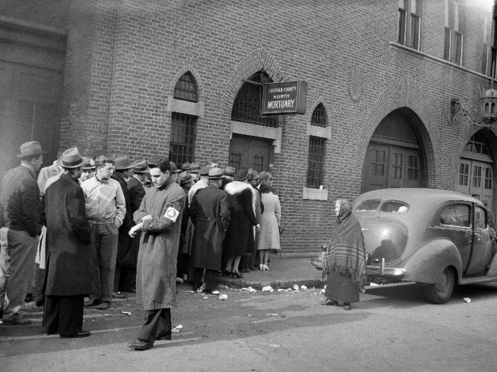 The fire led to developments in grief and post traumatic stress disorder, too. Psychiatrist Erich Lindemann looked into guilt that survivors experience alongside soldiers from World War II, including one man who was wracked with guilt after he fainted before he could save his wife.