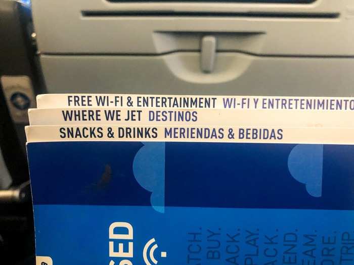 Jetblue is really proud of the fact that it offers two things most airlines don