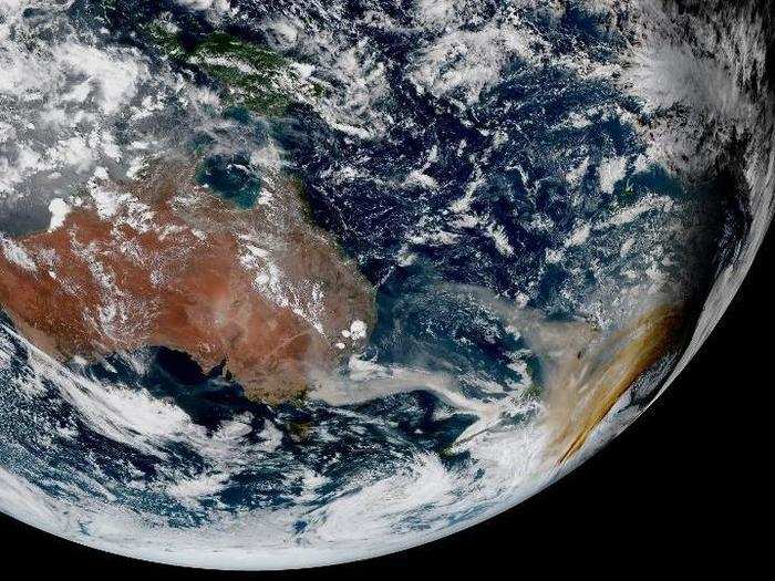 The smoke plume alone is currently about 1.3 billion acres, or half the size of Europe, and is drifting more than 1,000 miles over New Zealand, where it is choking and yellowing the skies.