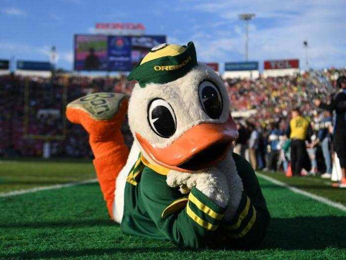 The Oregon Duck was out in full force.