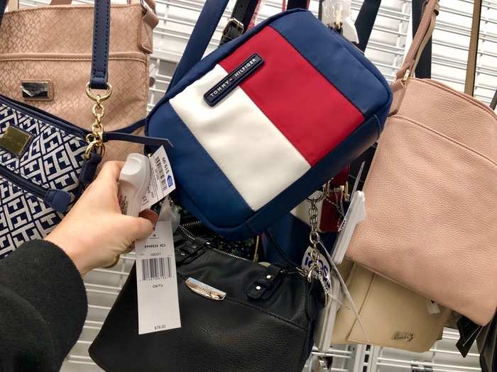 This Tommy Hilfiger bag, originally marked at $78, was going for just $19.99.