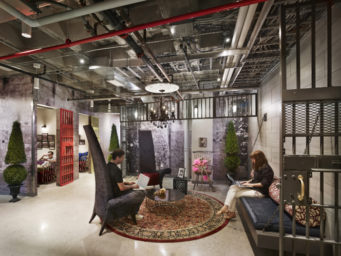 On the Red Line, the Charles/MGH stop is based on the Liberty Hotel, which itself is based on the infamous Charles Street Jail, and has real jailhouse doors, according to office blog Office Snapshots.