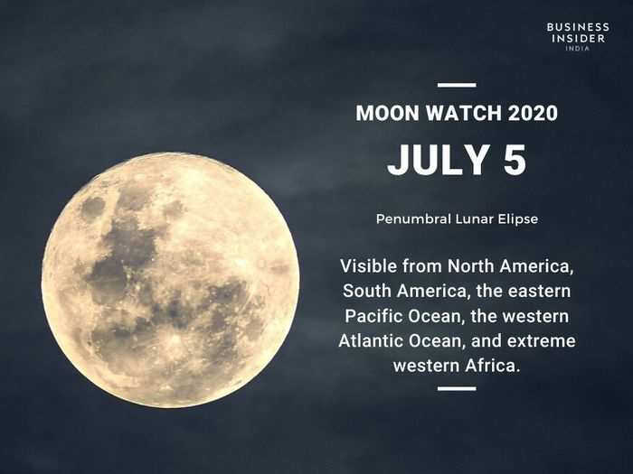 A month later, the third lunar eclipse will occur on July 5, 2020