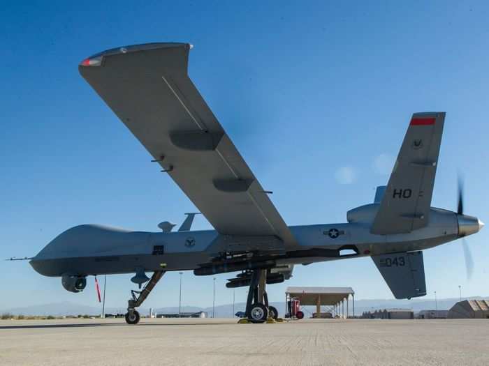 ​The drone weighs 2,223 kilos with a wingspan of 20 metres