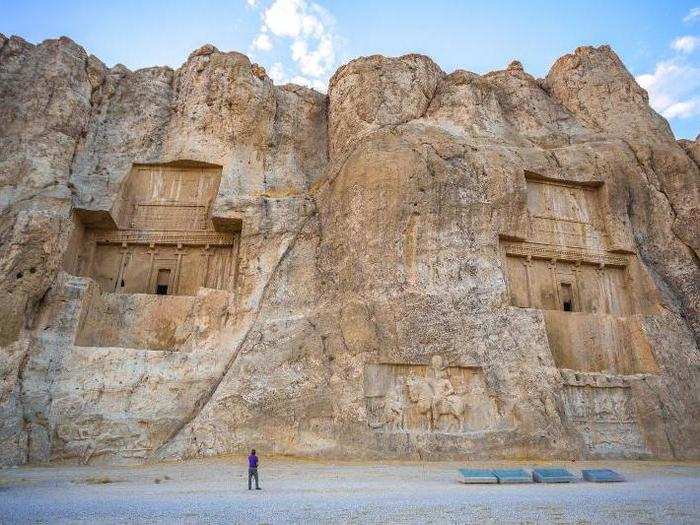 Naqsh-e Rostam Necropolis is another one of Iran