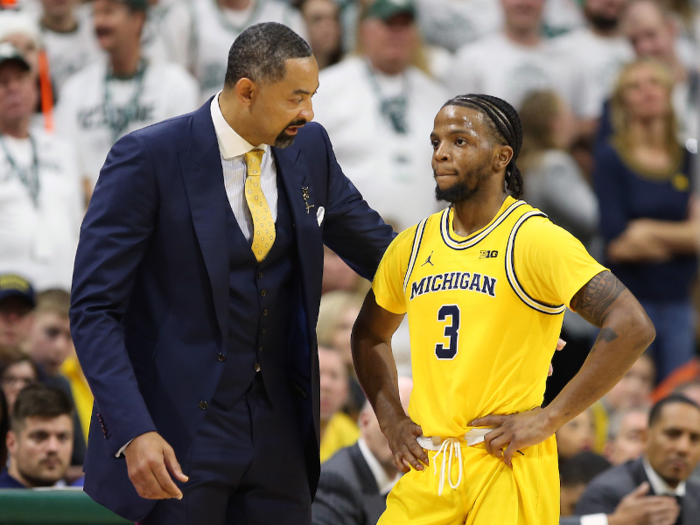 ▼ No. 19 Michigan Wolverines — Down 7 spots in the AP Top 25 Poll