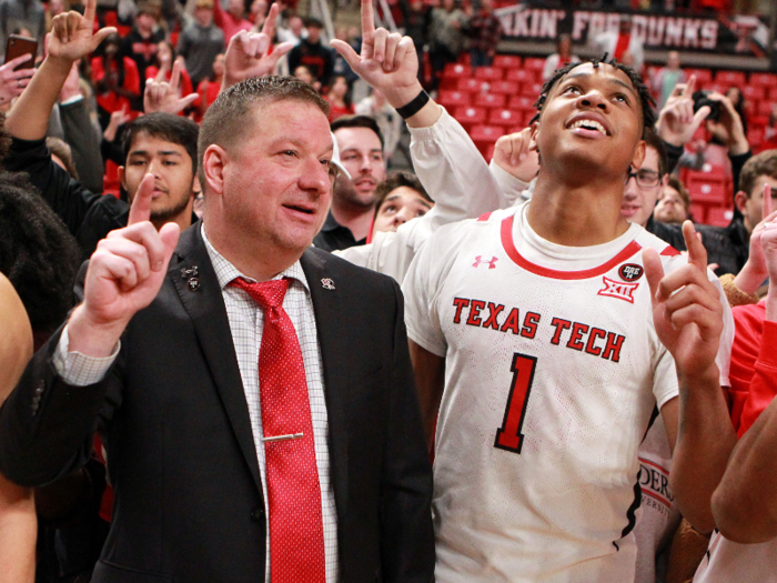 ▲ No. 22 Texas Tech Red Raiders — Same spot in the AP Top 25 Poll