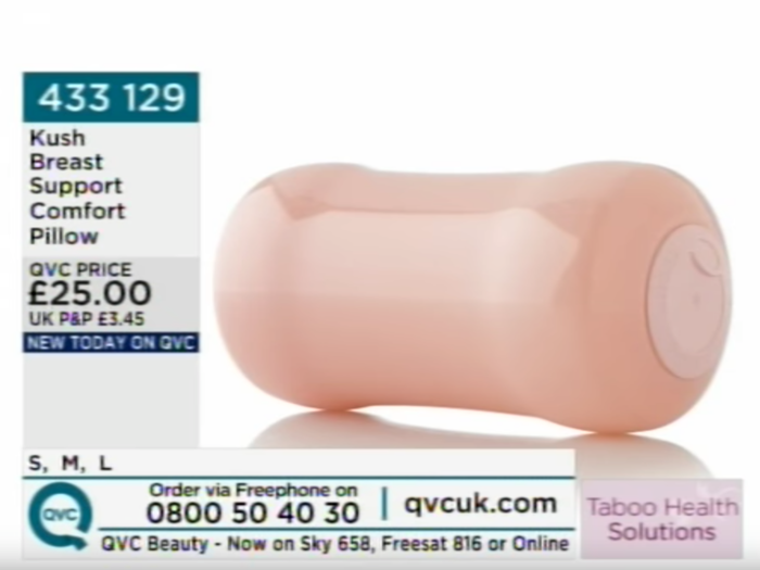 QVC once sold a pillow for your breasts for $32.69.