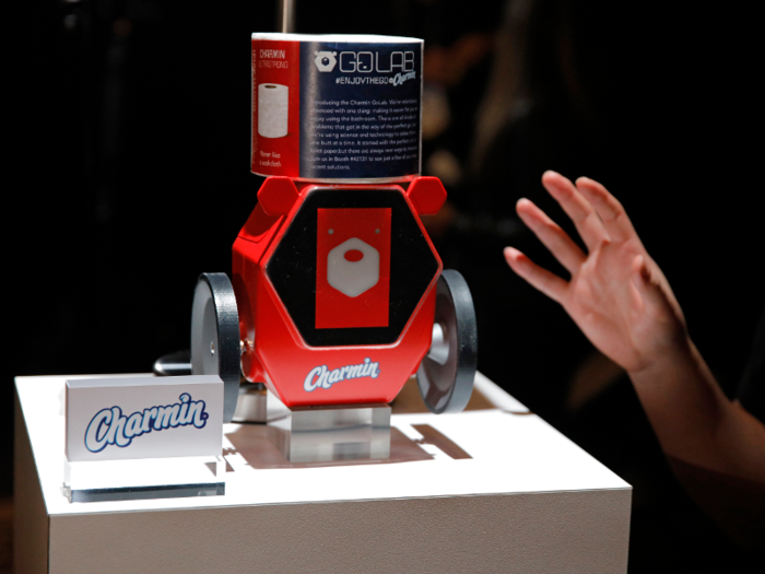 Charmin introduced RollBot, a delivery robot that will bring you a new roll of toilet paper if you run out.