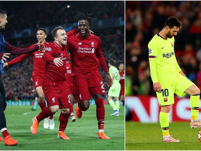 3: The UEFA Champions League semifinal between Liverpool and Barcelona — soccer.