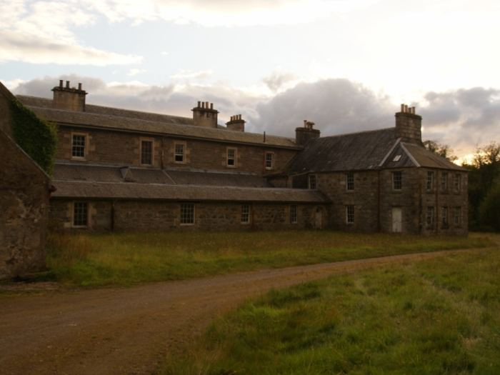 The original house was built in the early 1800s and rebuilt after a fire burned it down.