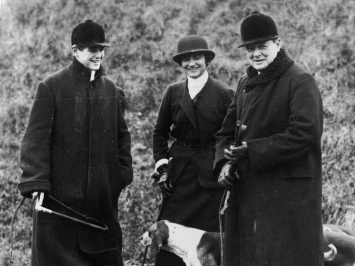 The couple hosted several well known visitors at their "love nest," including future prime minister Winston Churchill.