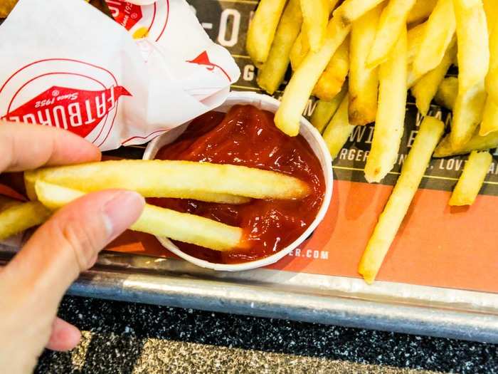 These fries were a huge step up from In-N-Out